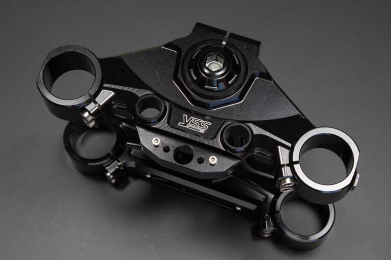 YSS FLツーリングモデル用 倒立フォーク用トリプルツリーキット|充実した調整機構の追加でハンドリングが安定。YSS SUSPENSIONの選べるフロントサスたち!