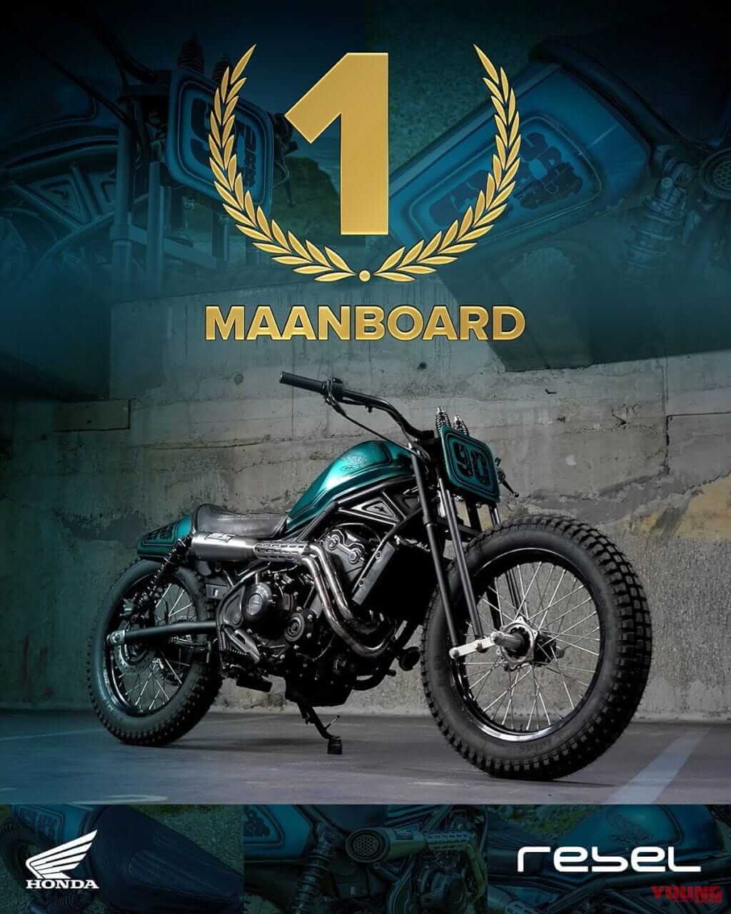 |まさかのホーク250が優勝?! 欧州ホンダ、CL500/CL250カスタムコンペティションの投票結果