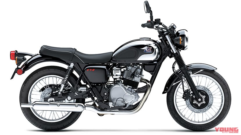 |50万円台?! カワサキ新型「W230」「メグロS1」登場!! 空冷233ccエンジン搭載、シート高740mmで足着き安心!【海外】