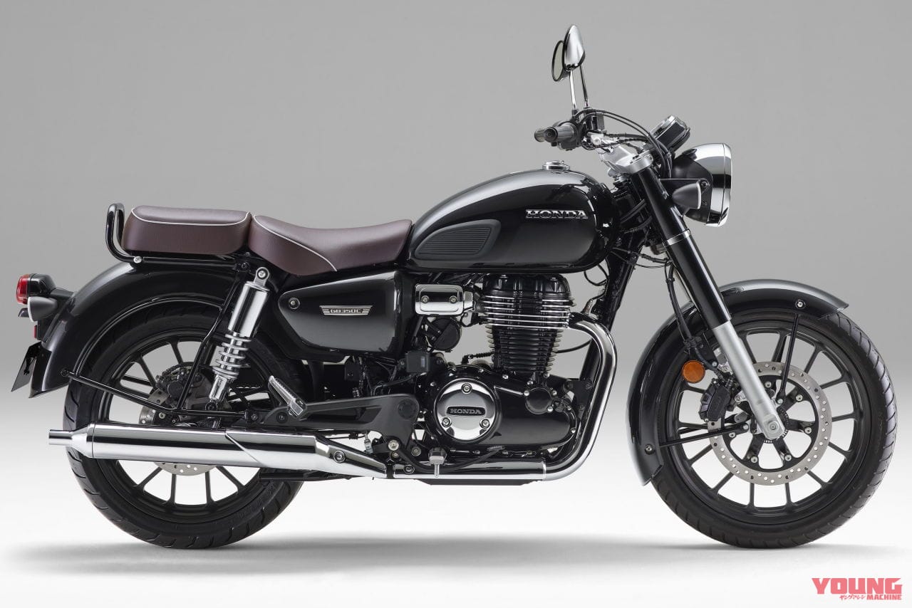 ホンダ|GB350C|2024年モデル|ホンダ新型「GB350C」は66万8800円で10月10日発売!! クラシカルな意匠でマフラーやシートの造りも異なる