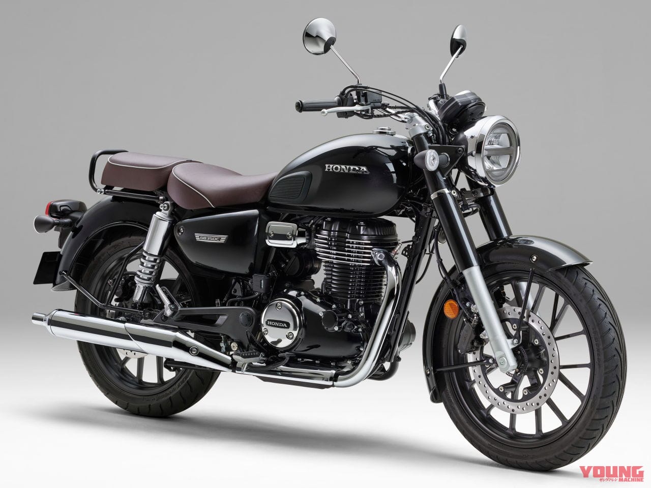 ホンダ|GB350C|2024年モデル|ホンダ新型「GB350C」は66万8800円で10月10日発売!! クラシカルな意匠でマフラーやシートの造りも異なる