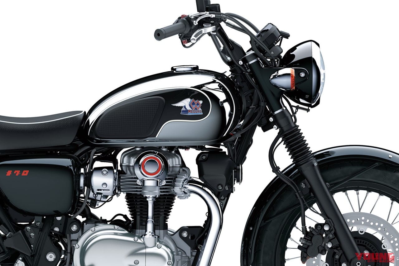 |カワサキが「メグロK3」の2025年モデルを9月1日に発売! 初のデザインアップデートを受ける