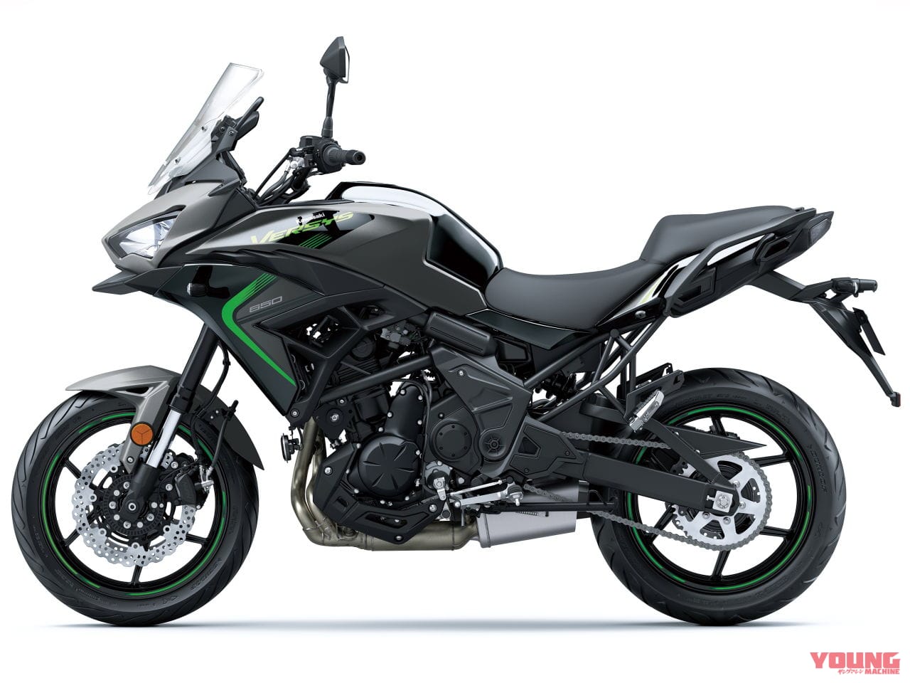 カワサキ|ヴェルシス650|2025年モデル|カワサキ「ヴェルシス650」新グラフィックで10/1発売! 可動ウインドシールドやトラコン、スマホ接続も装備するミドルツアラー