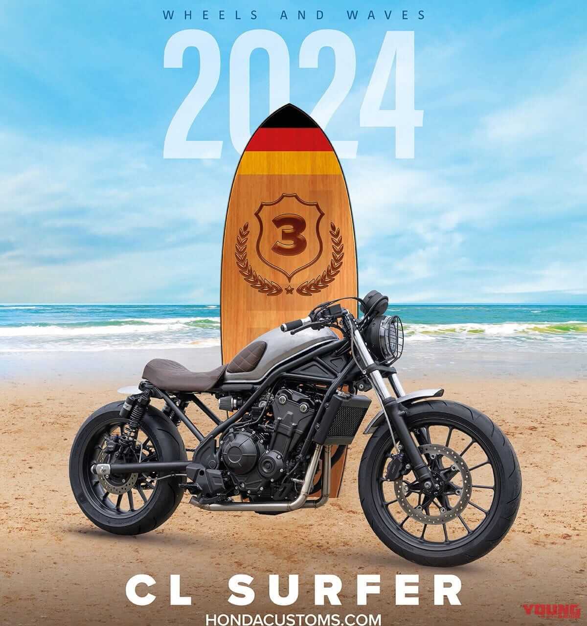ホンダ|CL500|カスタム|CL Surfer - Germany|まさかのホーク250が優勝?! 欧州ホンダ、CL500/CL250カスタムコンペティションの投票結果