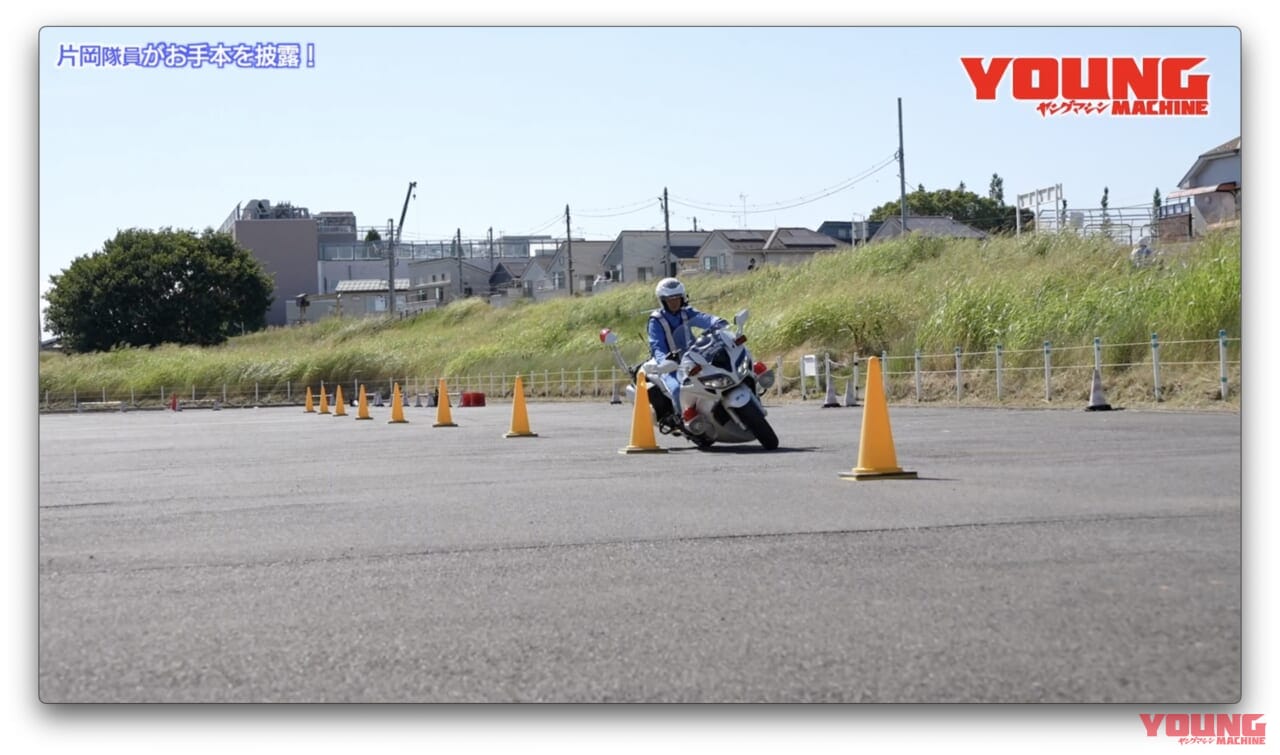 ｜【動画】白バイ直伝! 究極の安全ライテク[令和ver.] #7：パイロンスラロームで運転技量丸わかり！
