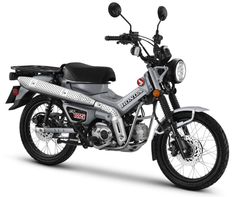 ホンダ|CT125 ハンターカブ|2024年モデル|ホンダ「CT125ハンターカブ」に新色ベージュとスモークグレーの2色が登場! 赤は残って全3色が揃う【海外】