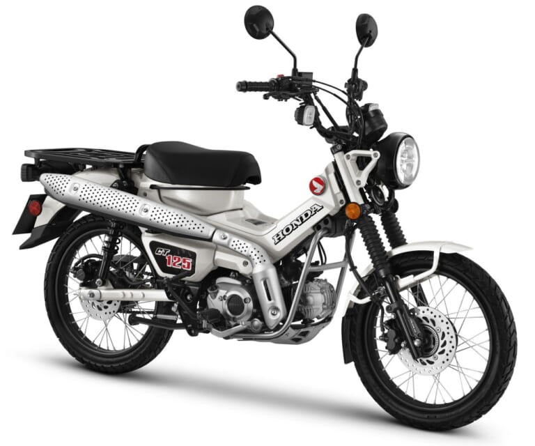 ホンダ|CT125 ハンターカブ|2024年モデル|ホンダ「CT125ハンターカブ」に新色ベージュとスモークグレーの2色が登場! 赤は残って全3色が揃う【海外】