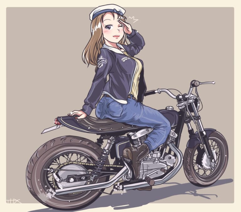 「”好き”への共感が良縁をつなぐ」イラストレーターすらくすさんのバイクライフ