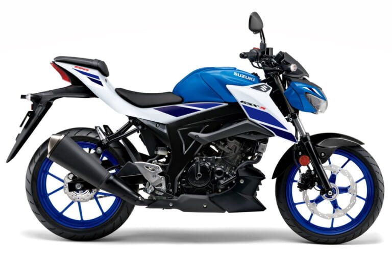 スズキ|イギリス仕様|GSX-S125|2024年モデル|スズキ「GSX-S125」に’80~’90年代オマージュのニューカラー! ブラックも赤の差し色で進化【海外】
