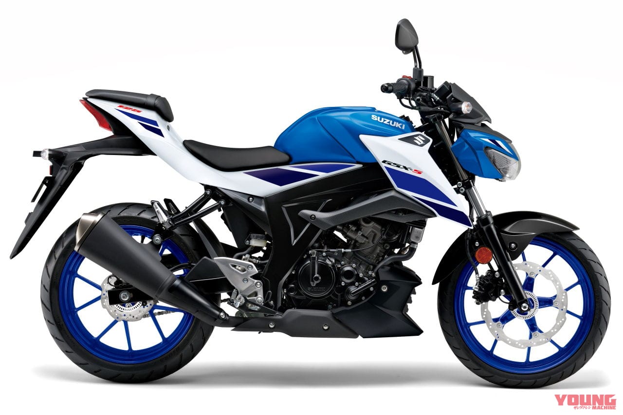 スズキ|イギリス仕様|GSX-S125|2024年モデル|スズキ「GSX-S125」に’80~’90年代オマージュのニューカラー! ブラックも赤の差し色で進化【海外】