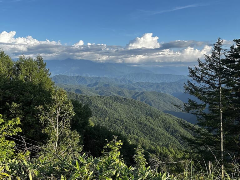 ゲレンデからの風景