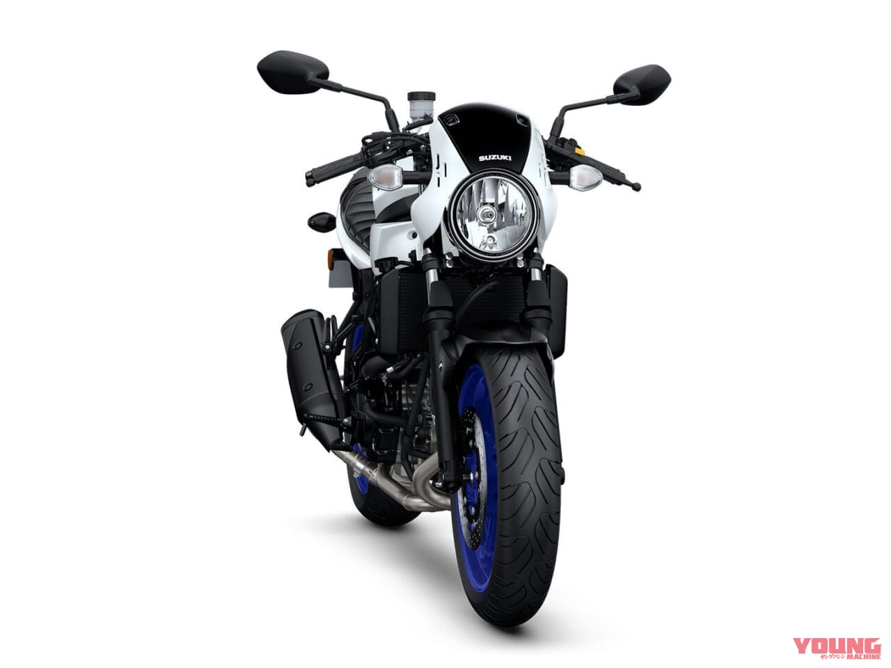 スズキ|SV650X|2025年モデル|欧州仕様|スズキ「SV650X」に新色ホワイト登場! ホイールは新たにブルーを採用【海外】