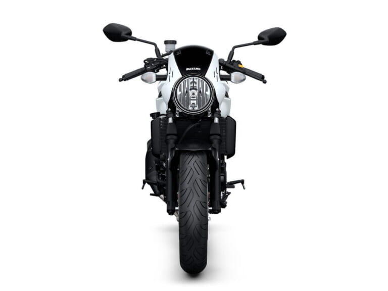 スズキ|SV650X|2025年モデル|欧州仕様|スズキ「SV650X」に新色ホワイト登場! ホイールは新たにブルーを採用【海外】
