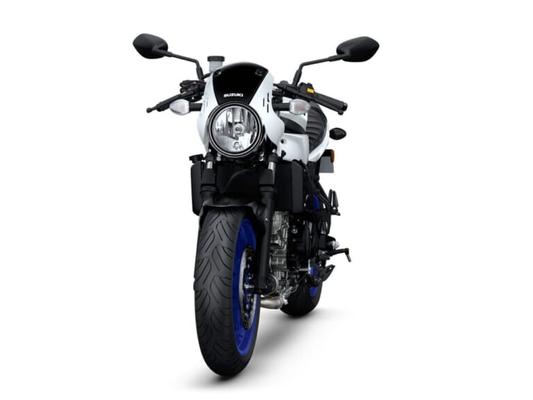 スズキ|SV650X|2025年モデル|欧州仕様|スズキ「SV650X」に新色ホワイト登場! ホイールは新たにブルーを採用【海外】
