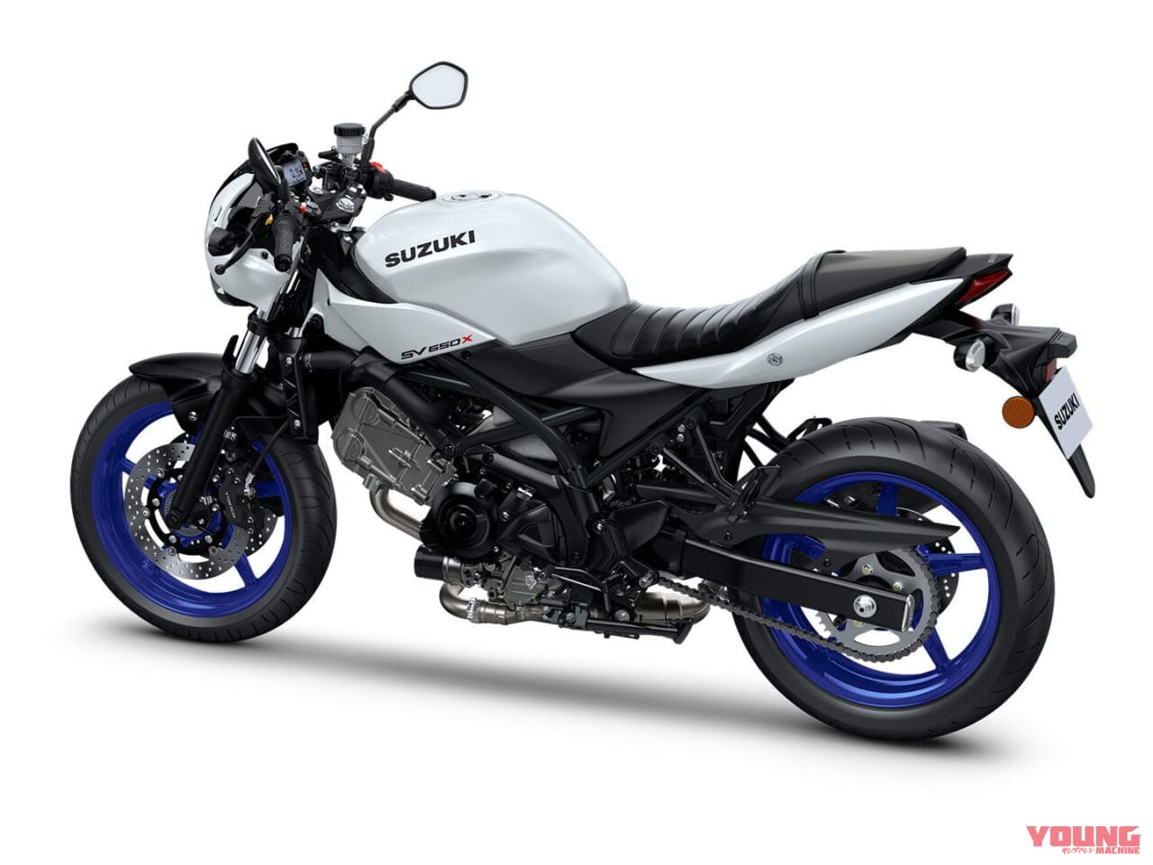 スズキ|SV650X|2025年モデル|欧州仕様|スズキ「SV650X」に新色ホワイト登場! ホイールは新たにブルーを採用【海外】