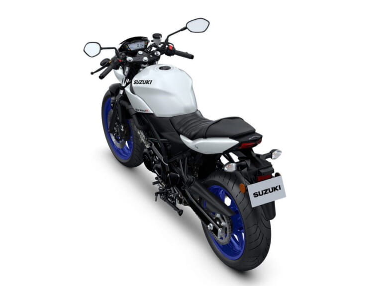 スズキ|SV650X|2025年モデル|欧州仕様|スズキ「SV650X」に新色ホワイト登場! ホイールは新たにブルーを採用【海外】