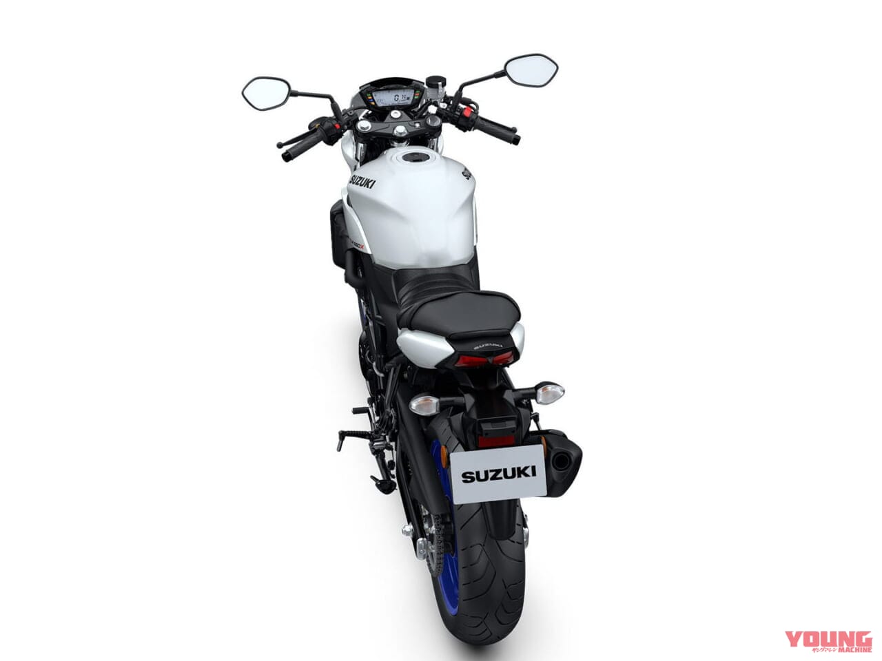スズキ|SV650X|2025年モデル|欧州仕様|スズキ「SV650X」に新色ホワイト登場! ホイールは新たにブルーを採用【海外】