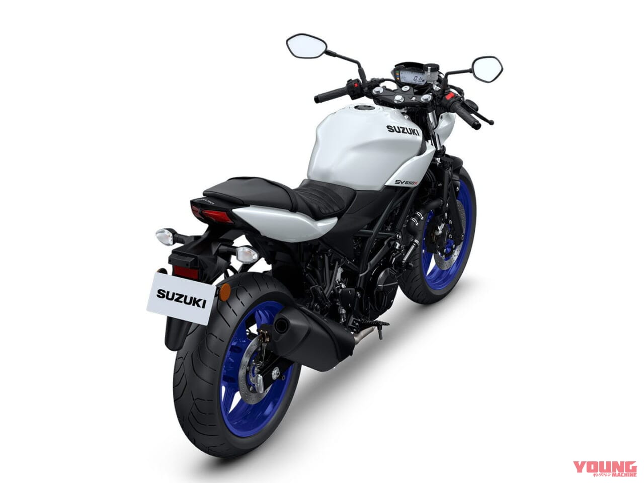 スズキ|SV650X|2025年モデル|欧州仕様|スズキ「SV650X」に新色ホワイト登場! ホイールは新たにブルーを採用【海外】