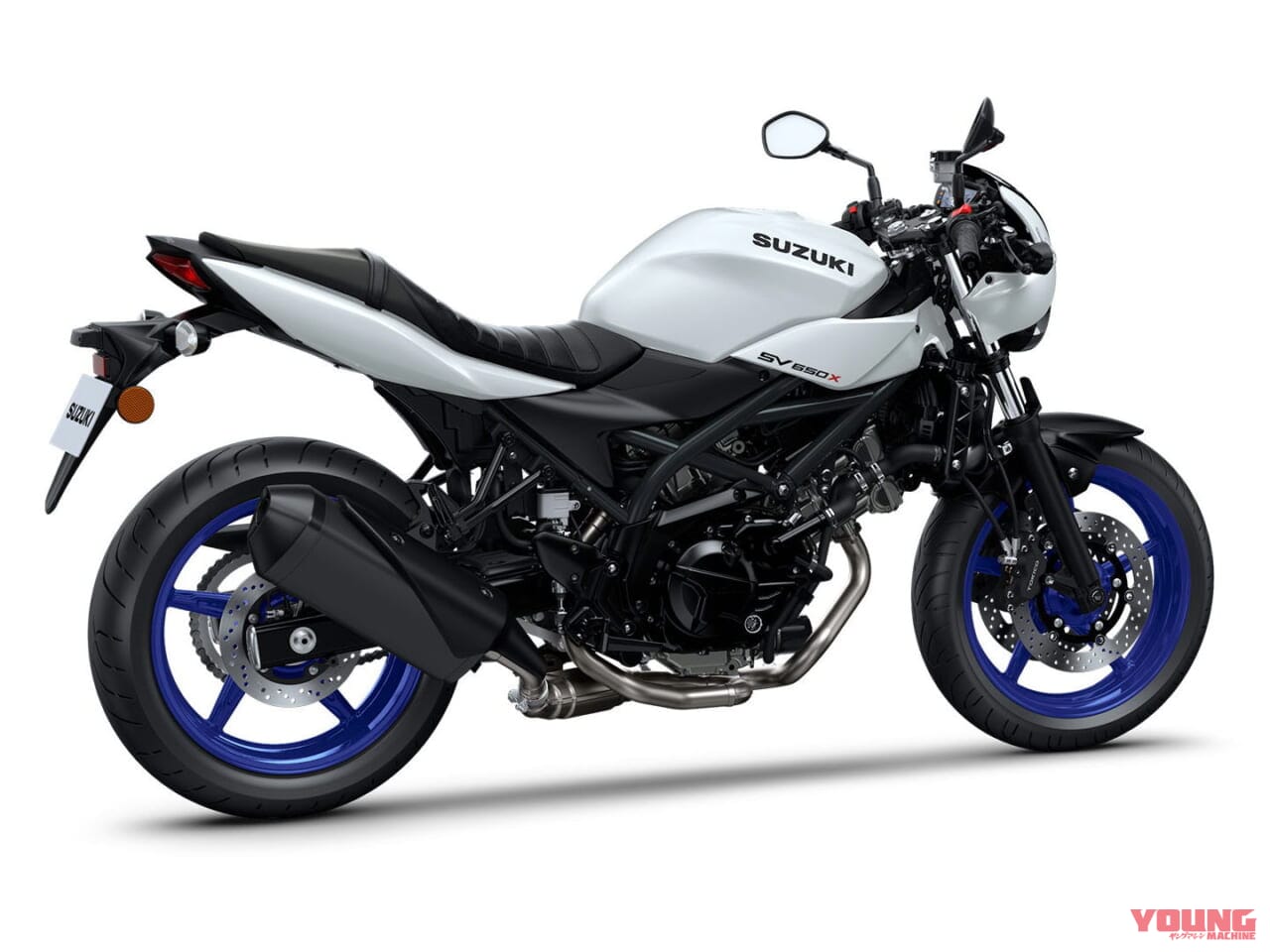 スズキ|SV650X|2025年モデル|欧州仕様|スズキ「SV650X」に新色ホワイト登場! ホイールは新たにブルーを採用【海外】