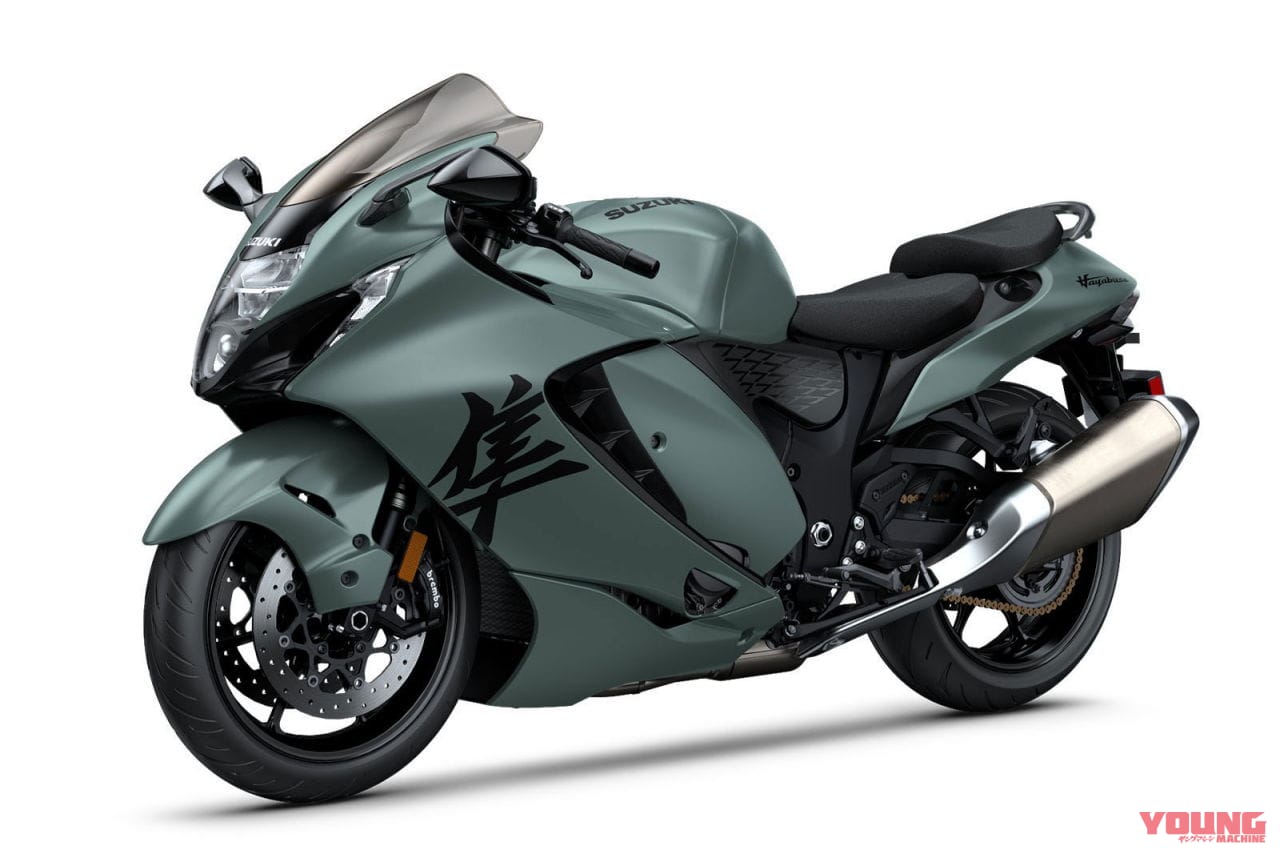 |スズキ「ハヤブサ」が車体色リニューアル! 真新しいマットグリーンほか全3色ラインナップに【海外】