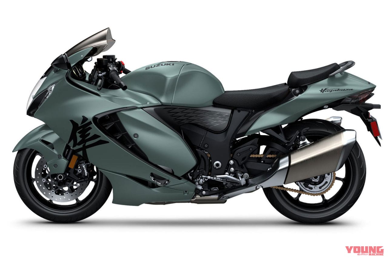 |スズキ「ハヤブサ」が車体色リニューアル! 真新しいマットグリーンほか全3色ラインナップに【海外】