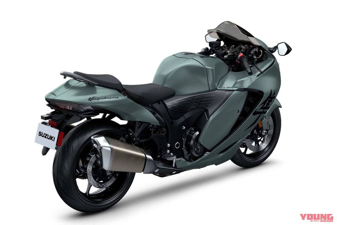 |スズキ「ハヤブサ」が車体色リニューアル! 真新しいマットグリーンほか全3色ラインナップに【海外】