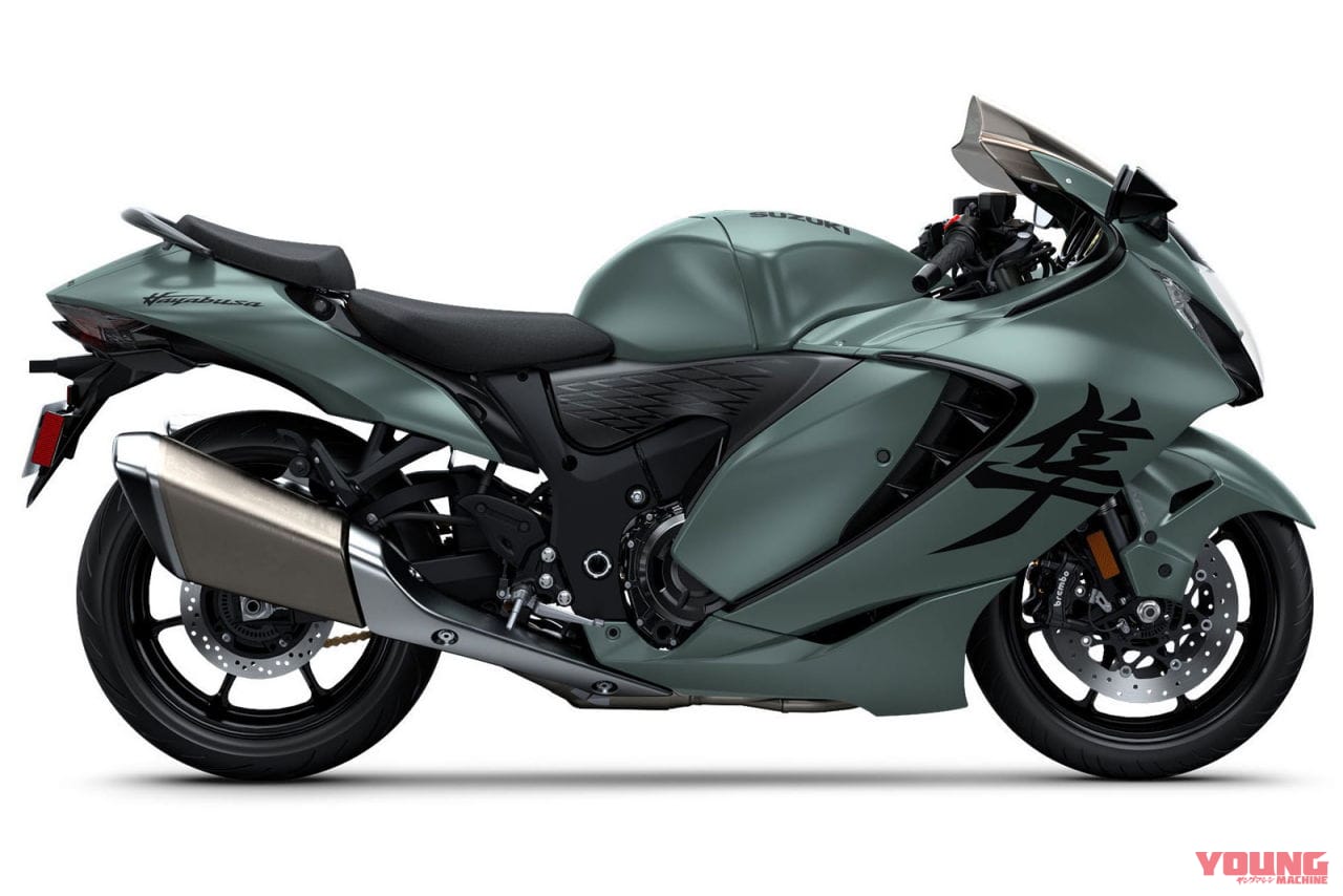 |スズキ「ハヤブサ」が車体色リニューアル! 真新しいマットグリーンほか全3色ラインナップに【海外】