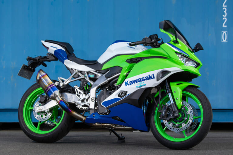 r’s gear Ninja ZX-4R GPスペック チタンフルエキゾーストマフラー