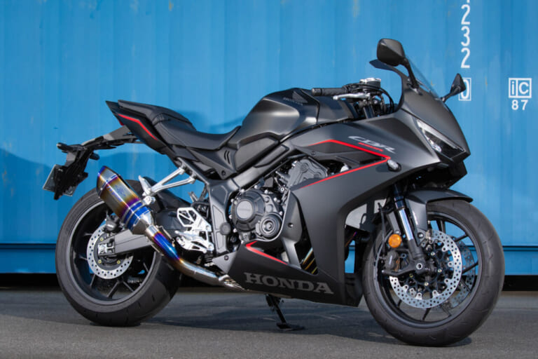 r’s gear CBR650R GPスペック チタンフルエキゾーストマフラー