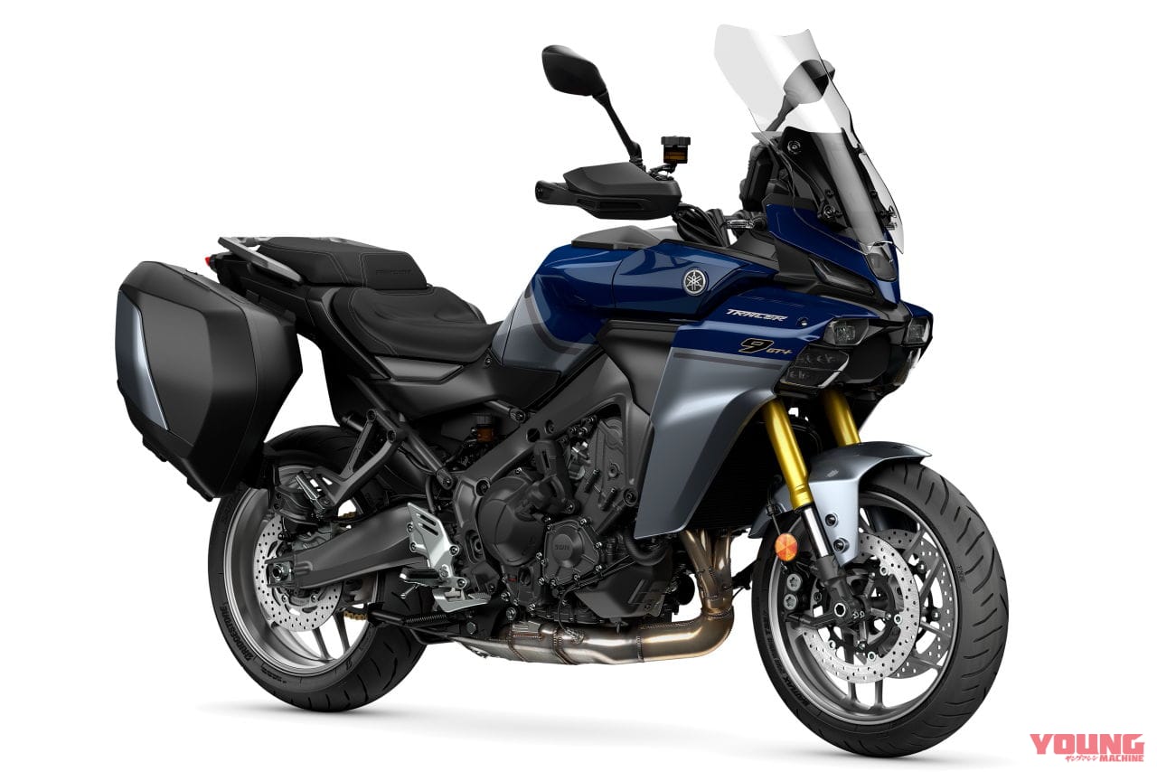 ヤマハ|トレーサー9 GT+|欧州仕様|2025年モデル|ヤマハ新型「TRACER9 GT+」来夏以降に国内発売決定! 世界初のヘッドライト採用、オートマのY-AMT標準搭載