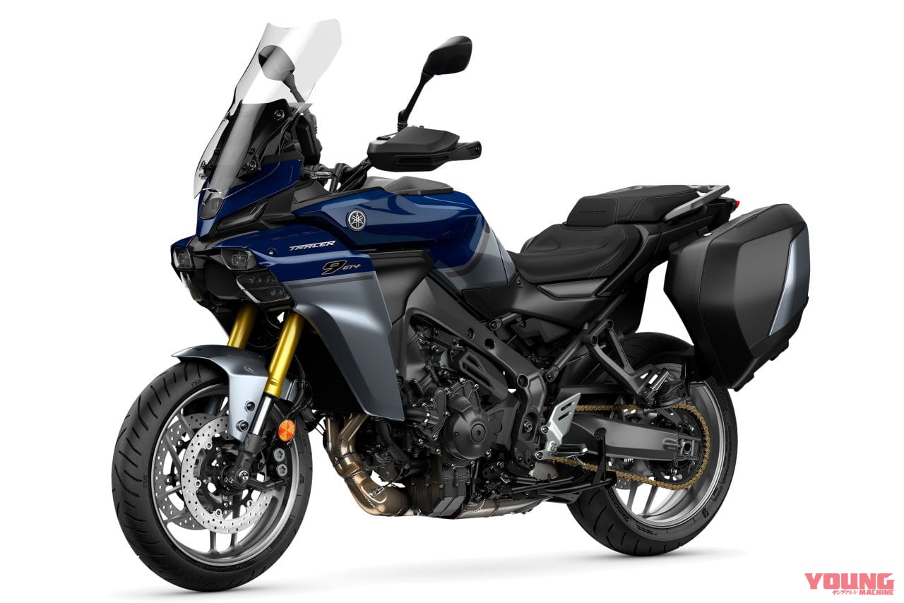 |ヤマハ新型「TRACER9 GT+」来夏以降に国内発売決定! 世界初のヘッドライト採用、オートマのY-AMT標準搭載