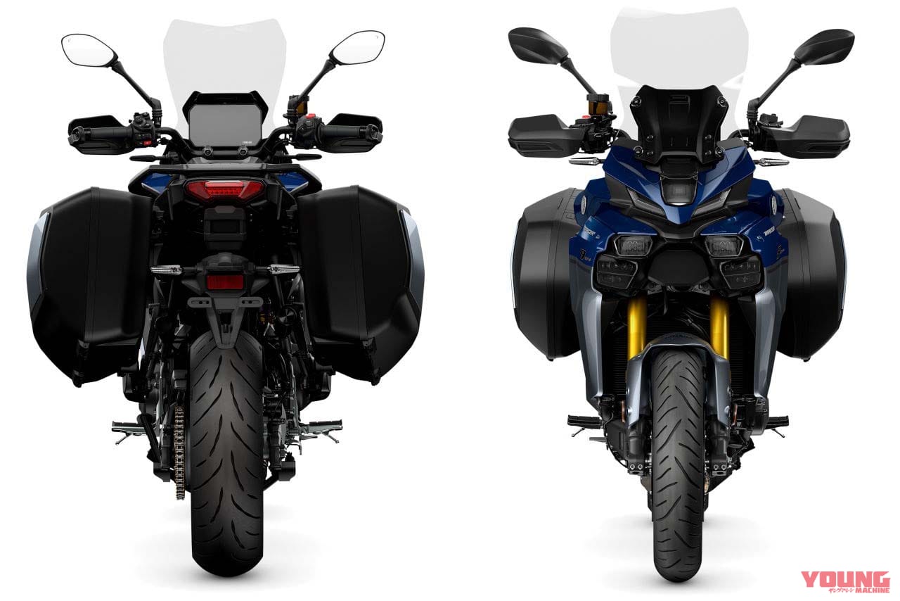 |ヤマハ新型「TRACER9 GT+」来夏以降に国内発売決定! 世界初のヘッドライト採用、オートマのY-AMT標準搭載