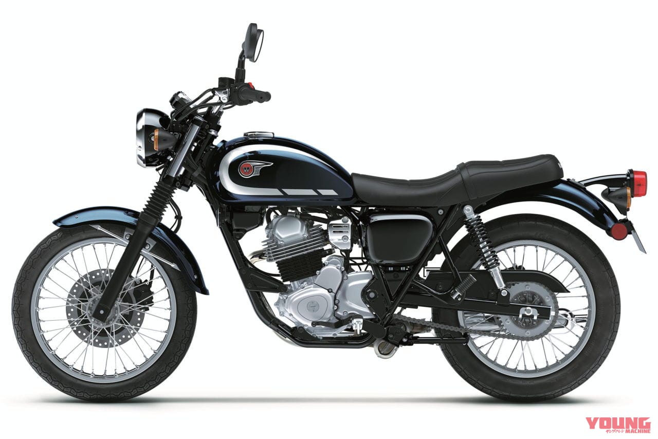 |価格はW800の約半分! カワサキの新型車「W230」メタリックオーシャンブル―×エボニー登場【海外】