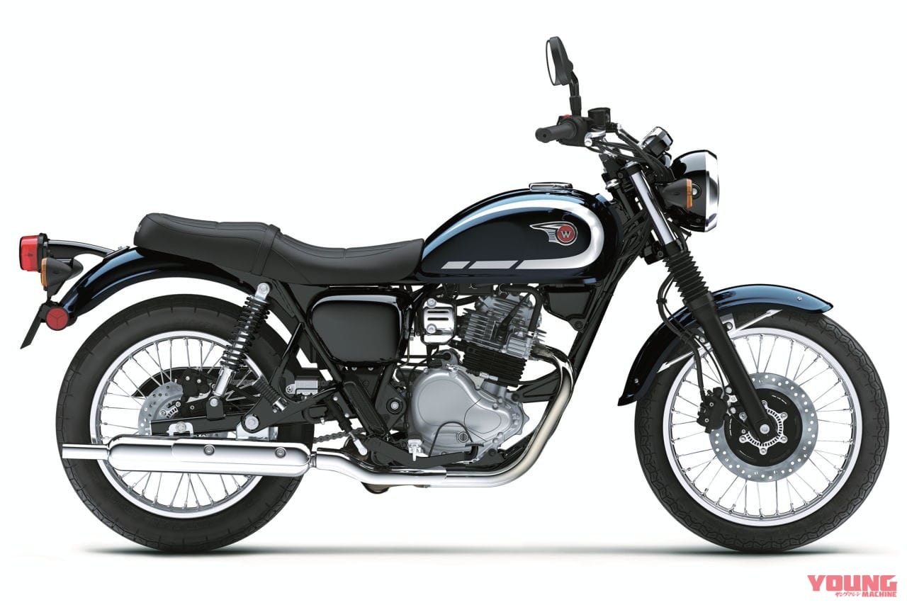 |価格はW800の約半分! カワサキの新型車「W230」メタリックオーシャンブル―×エボニー登場【海外】