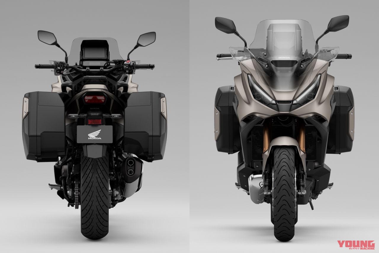 |ホンダが新型「NT1100」を発表! 6軸IMU+電子制御サスを採用、エンジン出力や外装デザインもアップデート【海外】