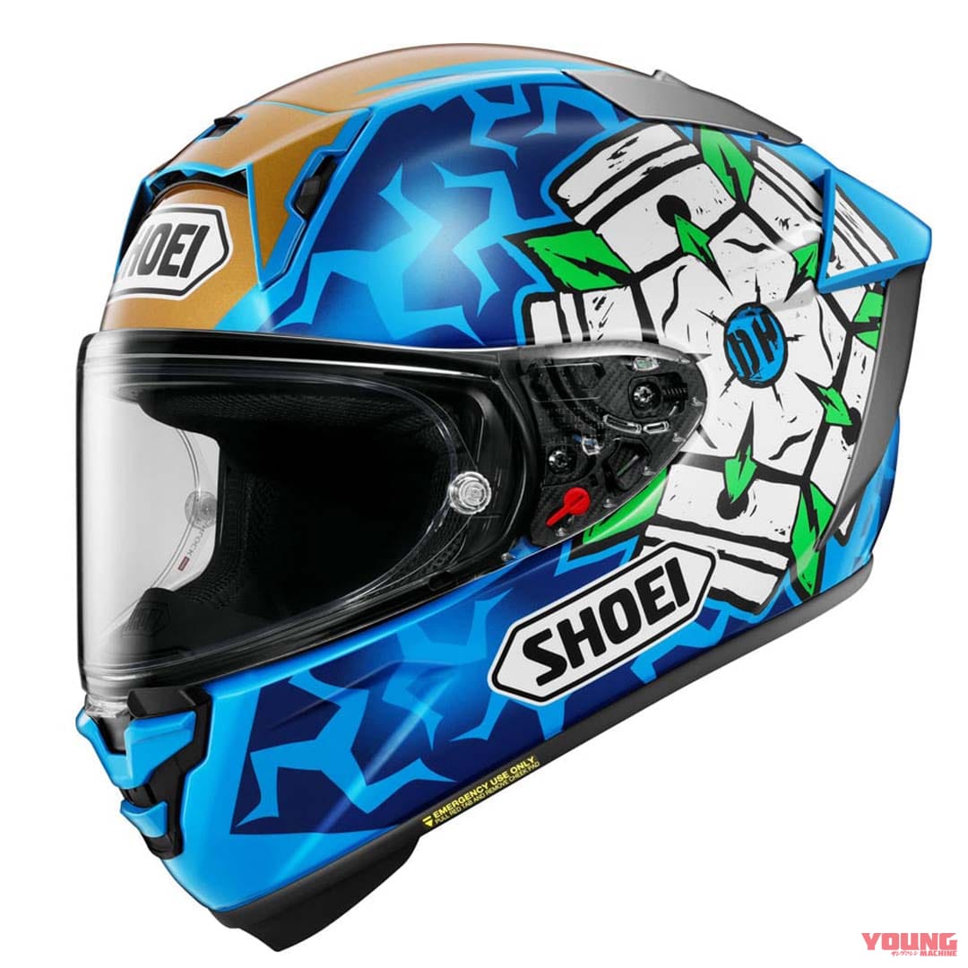 SHOEI X-Fifteen HARRISON|【限定30個】マン島TT選手のレプリカグラフィック「X-Fifteen HARRISON」発売決定【受注は10月31日まで】