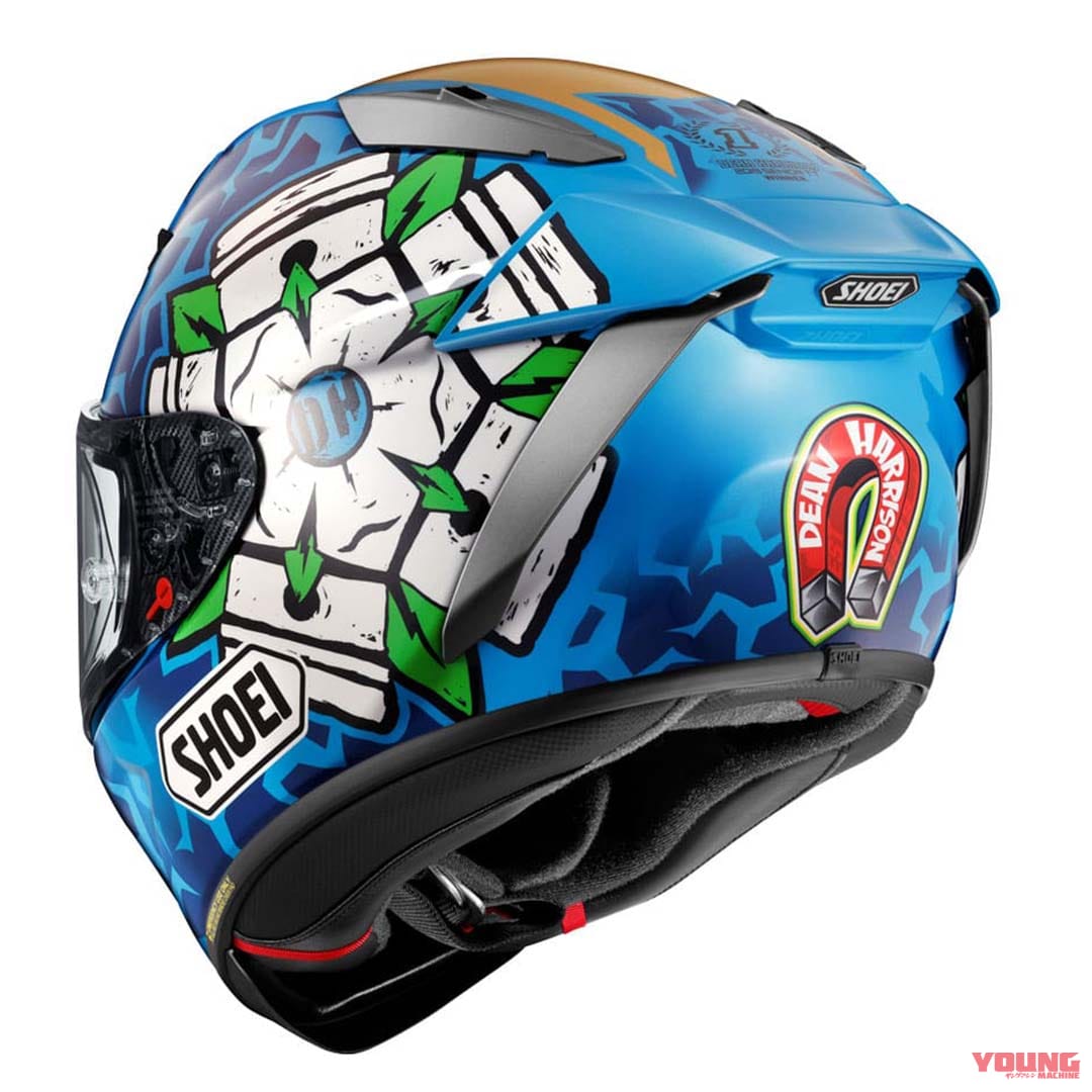 SHOEI X-Fifteen HARRISON|【限定30個】マン島TT選手のレプリカグラフィック「X-Fifteen HARRISON」発売決定【受注は10月31日まで】