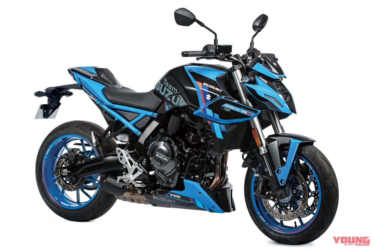 スズキ|GSX-8S チームスズキエディション|イタリア仕様|伊スズキから「GSX-8S チームスズキエディション」登場! スペシャルグラフィック+メーターバイザーほか