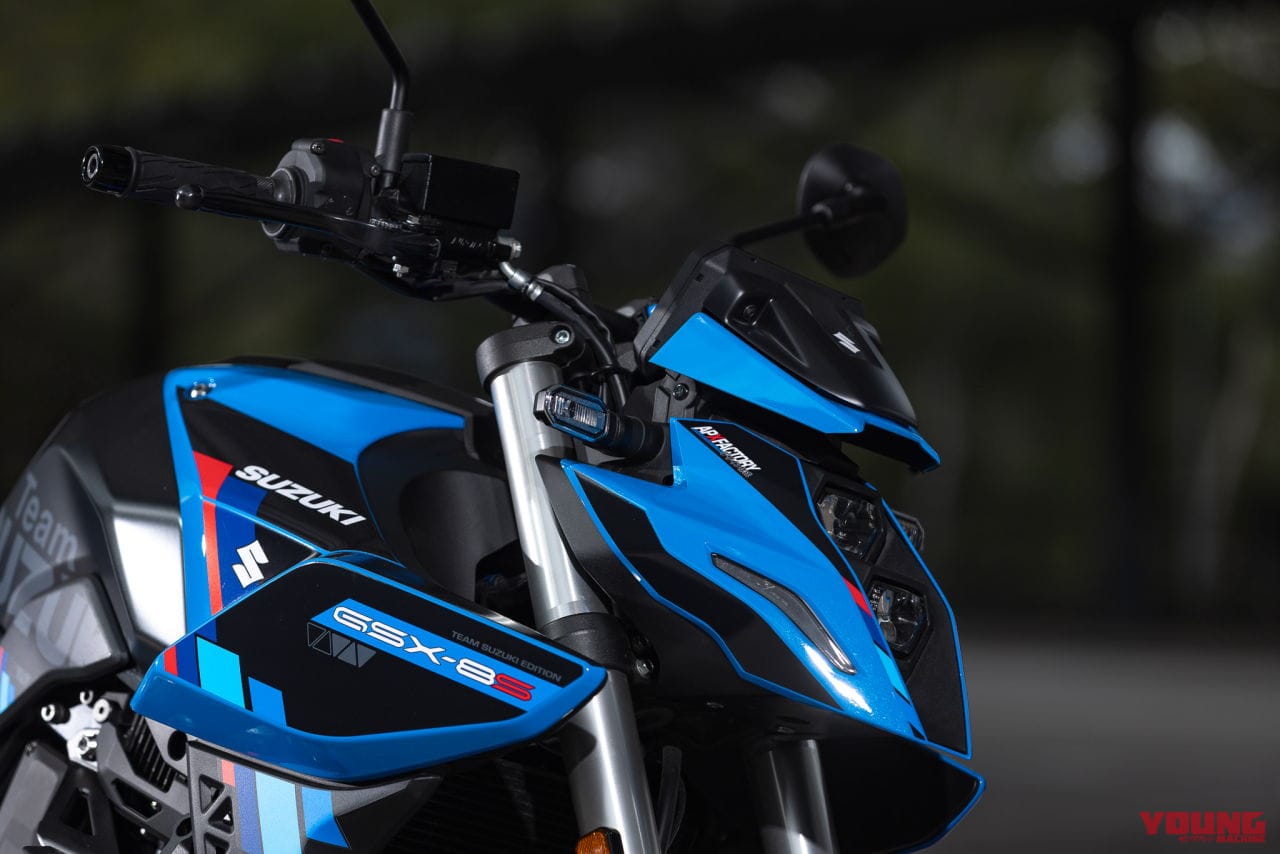 |伊スズキから「GSX-8S チームスズキエディション」登場! スペシャルグラフィック+メーターバイザーほか