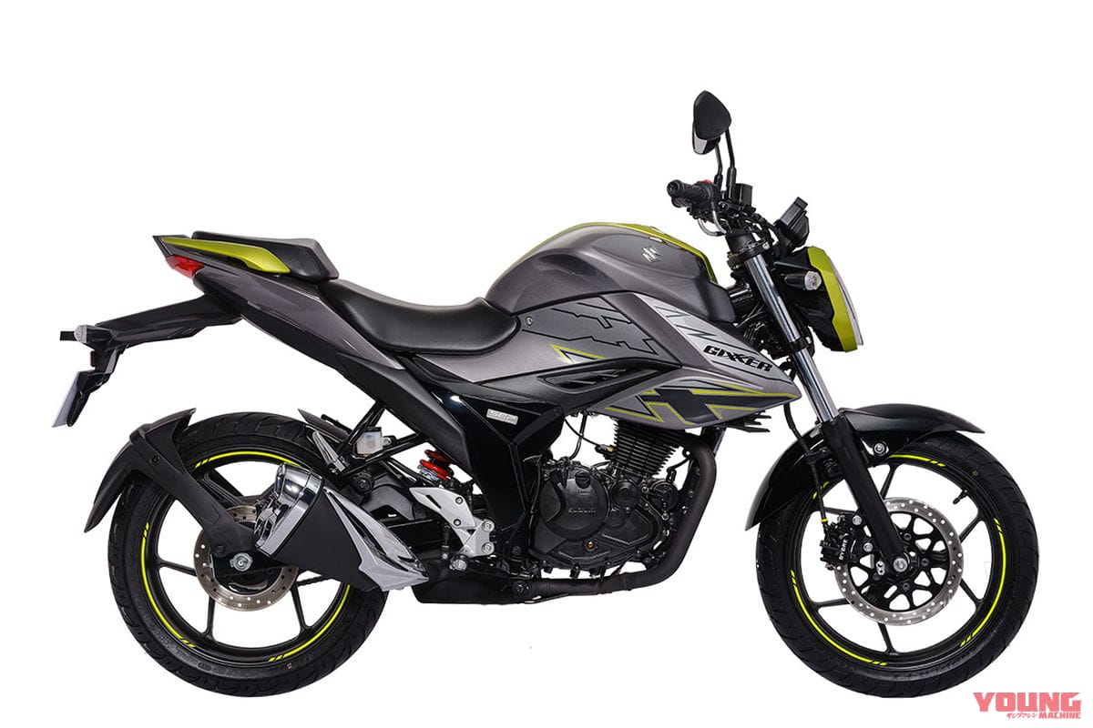 |スズキ「ジクサー155」にメタリックカラー登場! ライムの差し色が新鮮【海外】