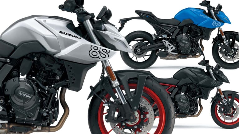 スズキ「GSX-8S」の新色シルバー登場! ミラノショー出展モデルも予告発表【海外】