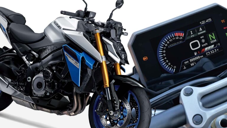 スズキが新型「GSX-S1000」を発表！ 新たに5インチTFTカラーディスプレイを採用