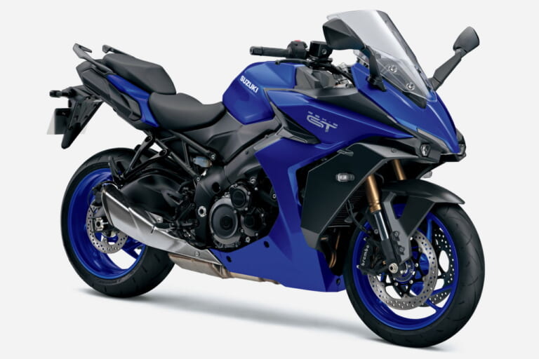 スズキ|GSX-S1000GT|2025年モデル|スズキが「GSX-S1000GT」の’25年モデルを発表! 新色は鮮やかなブルー、ブロンズホイール採用のグレー