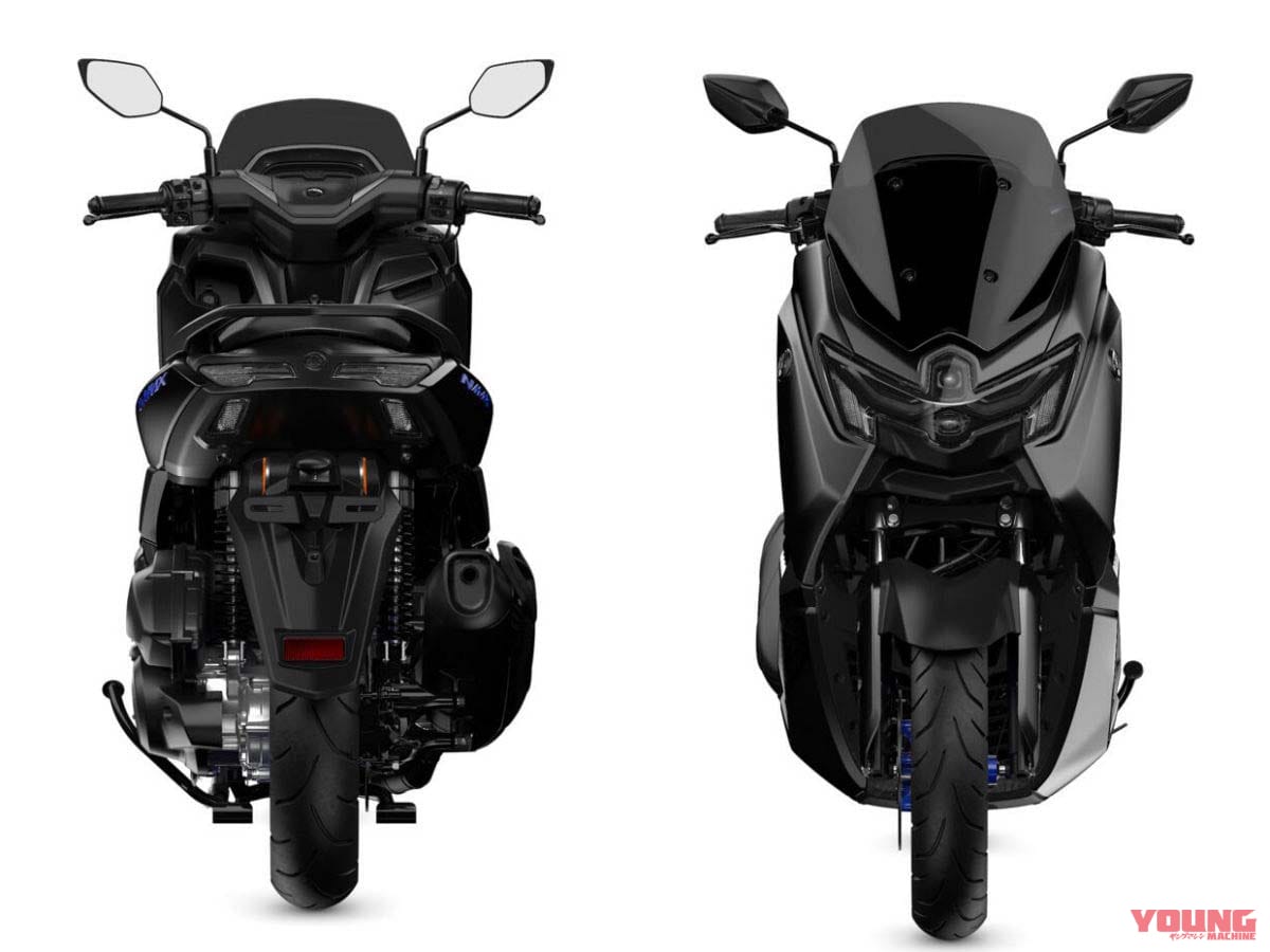|ヤマハが新型「NMAX125」「NMAX125テックマックス」を発表! 日本でも新型にモデルチェンジ確実【海外】