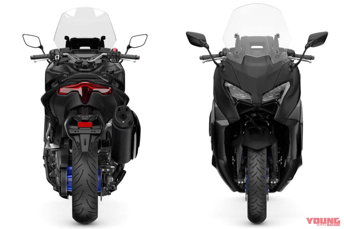 |ヤマハが新型「TMAX」「TMAX テックマックス」を発表! 新しい外観デザインと電脳強化の2025年モデル【海外】