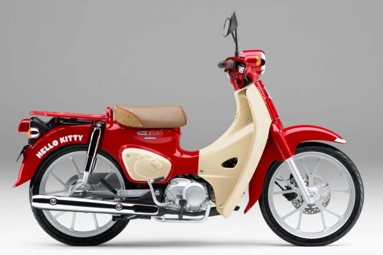 ホンダ|スーパーカブ110 ハローキティ|【受注期間限定】ホンダ「スーパーカブ50/スーパーカブ110」にハローキティ仕様が爆誕!!