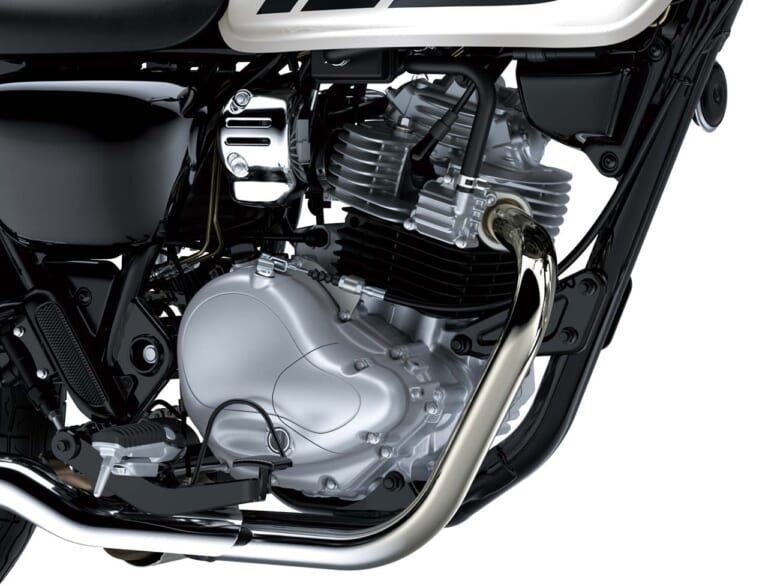 カワサキ|W230|2025年モデル|カワサキが「W230」「メグロS1」を正式発表!! 空冷232cc単気筒エンジン搭載、シート高740mmで足着き安心