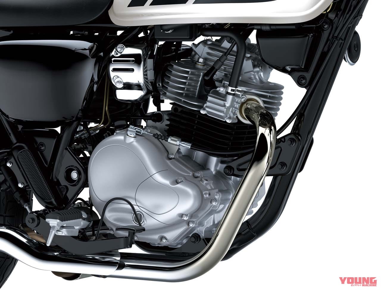 カワサキ|W230|2025年モデル|カワサキが「W230」「メグロS1」を11/20発売!! 空冷232cc単気筒エンジン搭載、シート高740mmで足着き安心