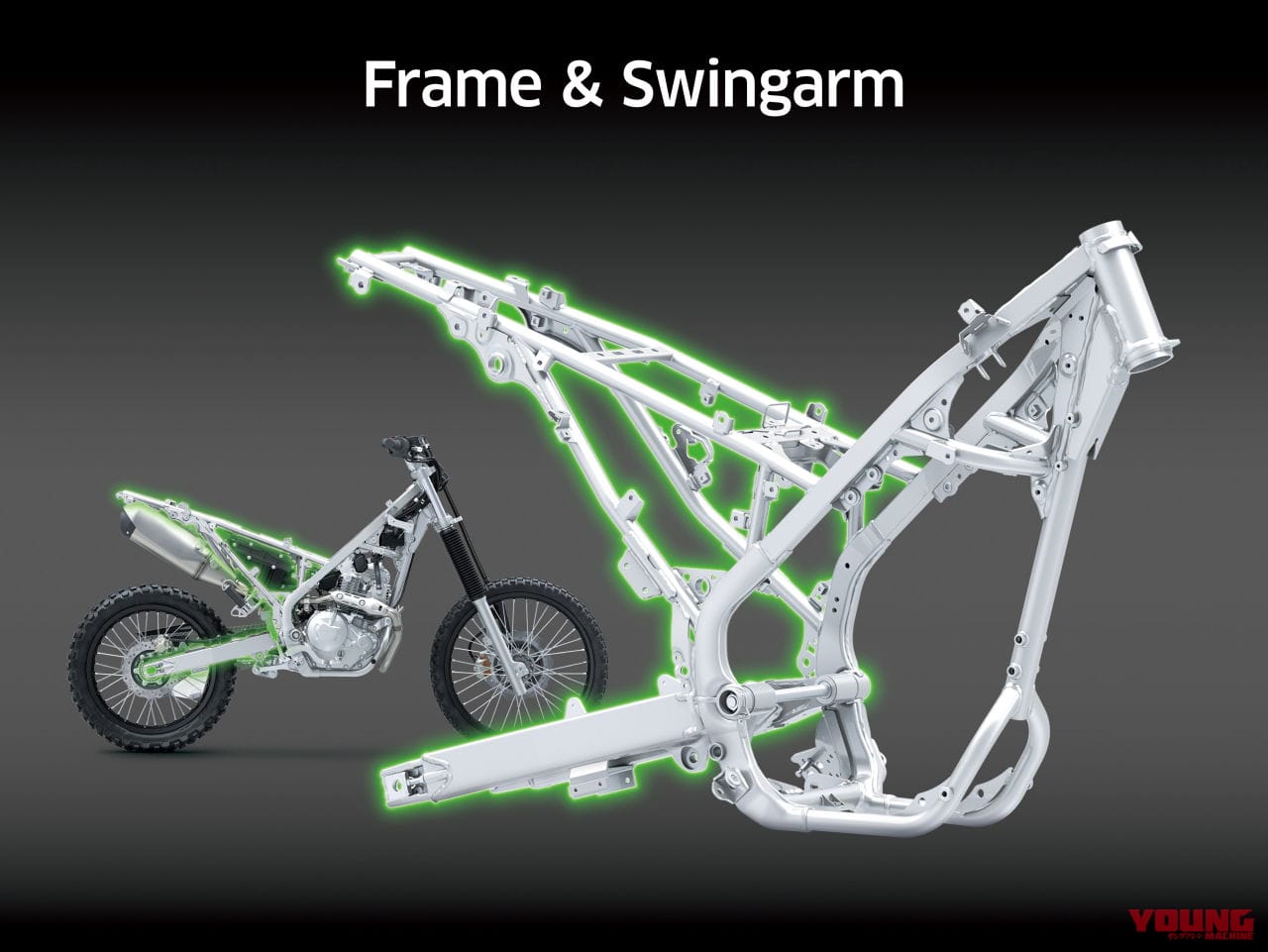 カワサキ|KLX230|2025年モデル|カワサキ新型「KLX230」「KLX230 S」登場! スタイリング一新で2年ぶりの復活