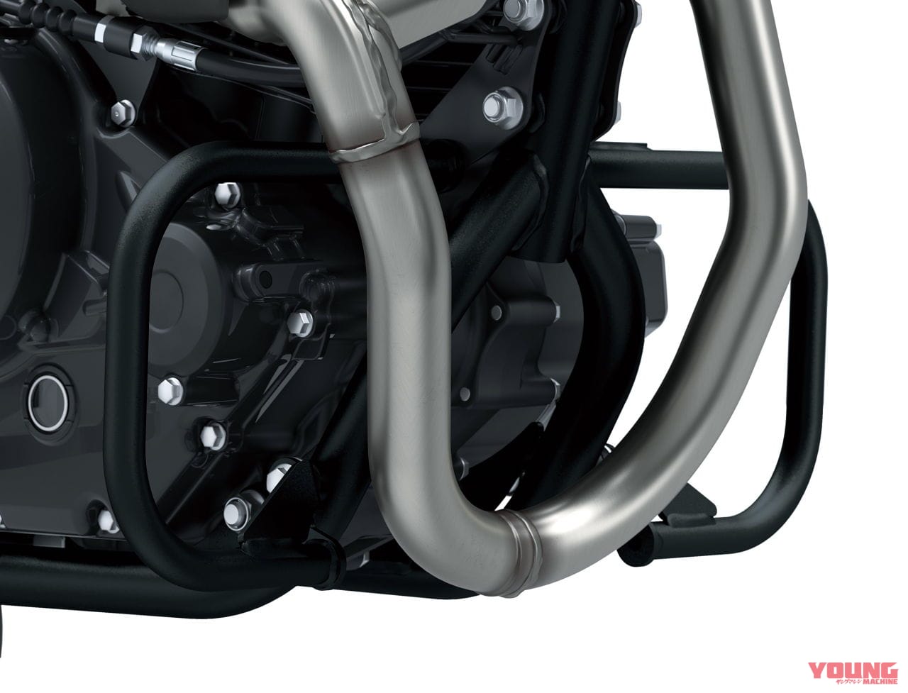 カワサキ|KLX230SM|2025年モデル|カワサキ新型「KLX230SM」登場! フレームと足まわりを再設計、デザイン刷新&スマホ接続機能をゲット